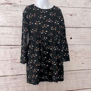 Cat & Jack Black Long Sleeve Dress